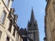Photo suivante de Caen le clocher de l'église Saint Sauveur au bout de la rue Foide