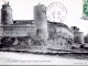 Vue générale du Château (côté ouest), vers 1907 (carte postale ancienne).