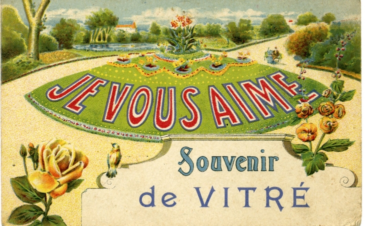 Souvenir de Vitré (carte postale de 1940)