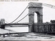 Photo suivante de Lorient Pont suspendu de Kerentrech, dit pont de Saint Christophe, vers 1920 (carte postale ancienne).