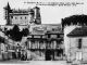 Le château côté Nord et la Tour de Papeghan - Quai Wilson, vers 1910 (carte postale ancienne).