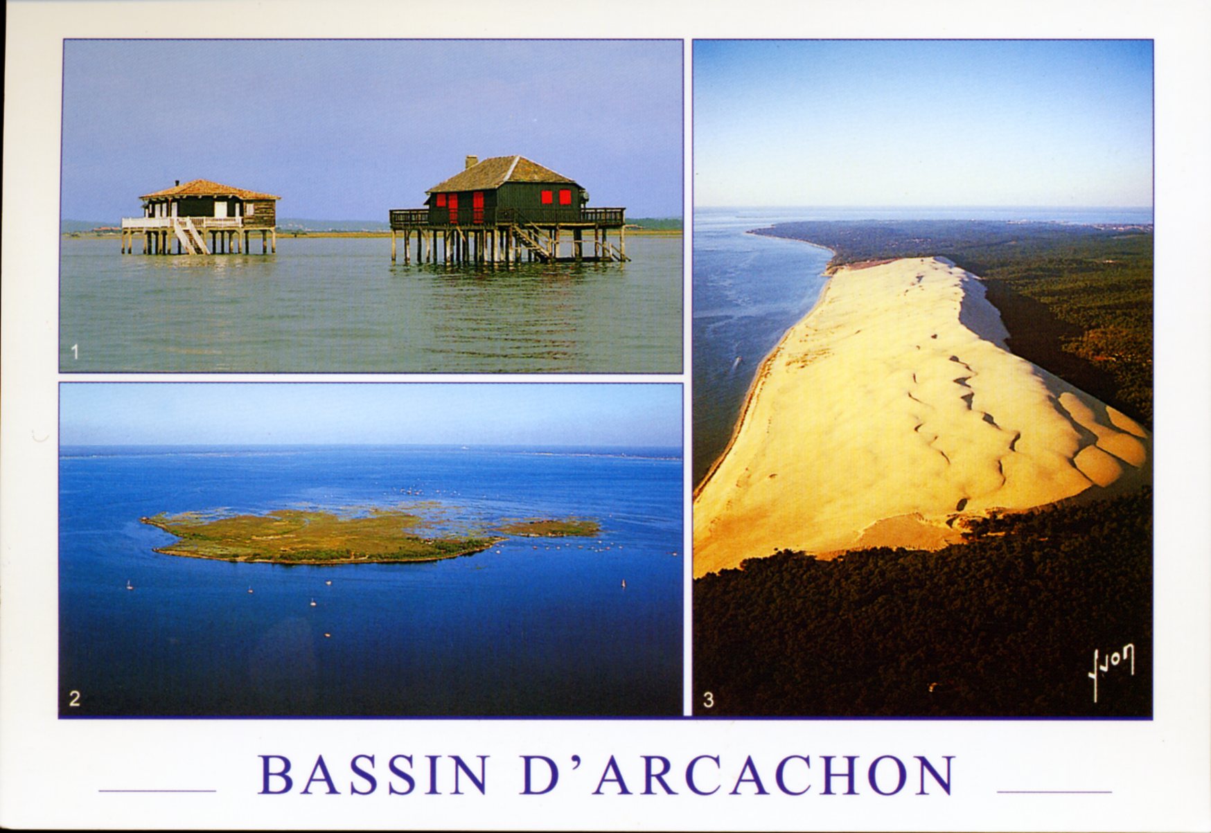 Photo A Arcachon 331 Le Bassin D Arcachon Carte Postale 2233 Communes Com