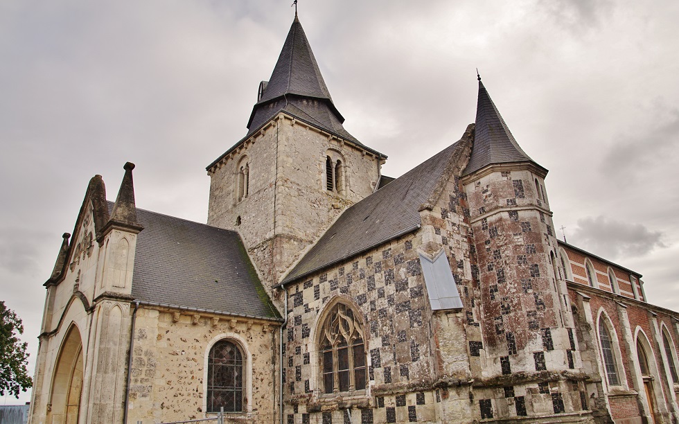 Photo à Criquetot-l'Esneval (76280) : église Notre-Dame ...