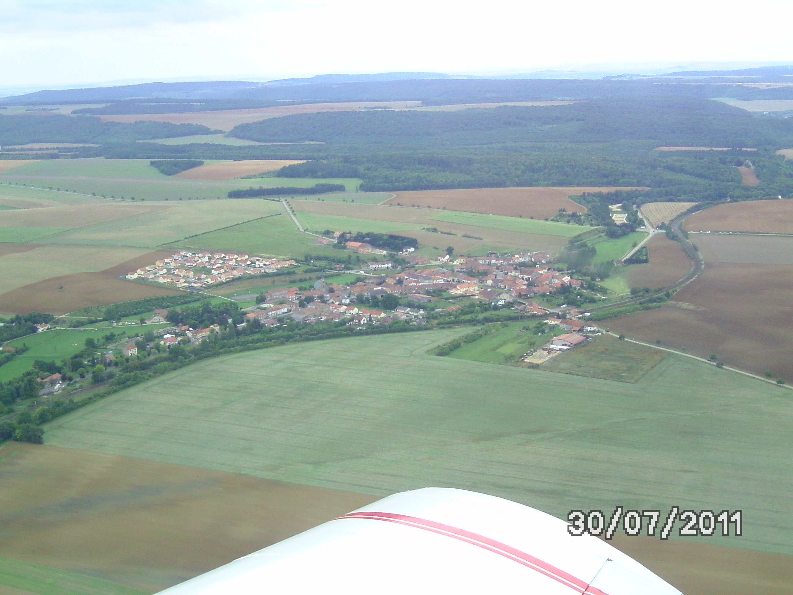 Photo Chambley-Bussi  res  54890  Vue a  rienne Chambley-Bussi  res