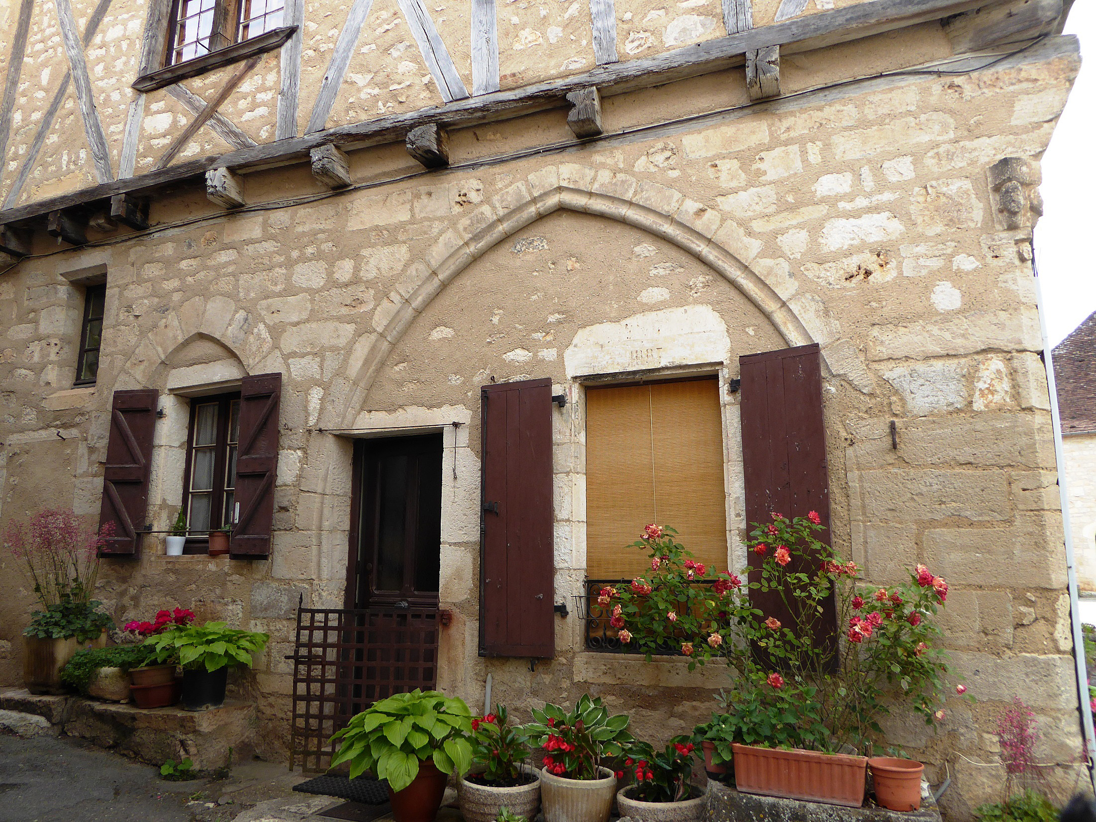 Photo à Saint-Cirq-Lapopie (46330) : Maison du village ...