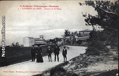 Photos Et Cartes Postales Anciennes De Saint Romain De Lerps 07130