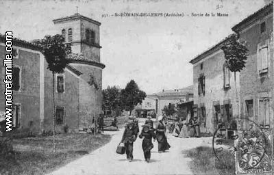 Photos Et Cartes Postales Anciennes De Saint Romain De Lerps 07130