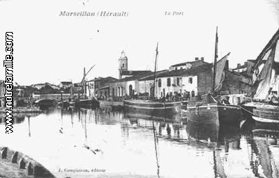 Photos et cartes postales anciennes de Marseillan, 34340