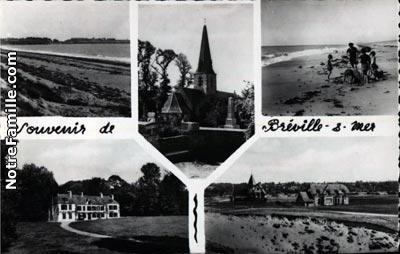 Photos Et Cartes Postales Anciennes De Breville Sur Mer 50290