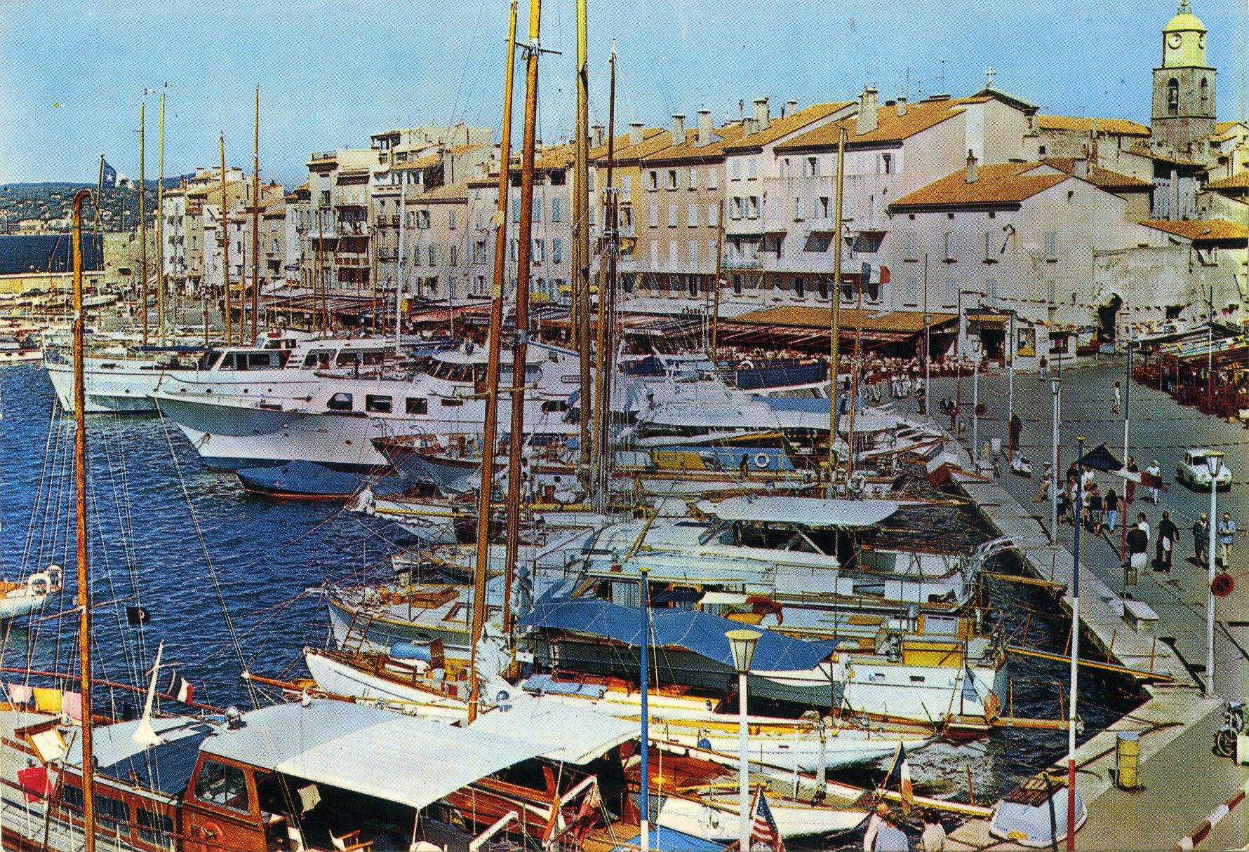 Photo à Saint-Tropez (83990) : Le Port (carte postale de ...