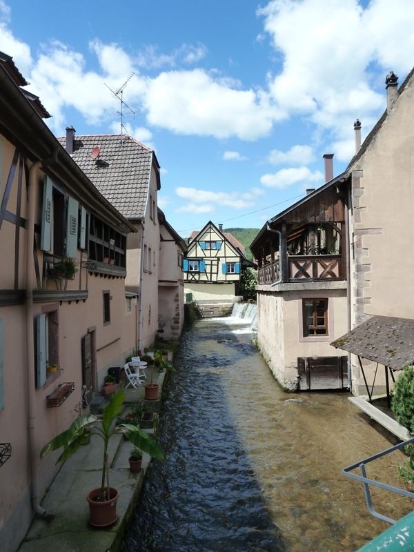 Maisons au bord de la rivière - Andlau