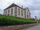 l'entrée de l'église protestante