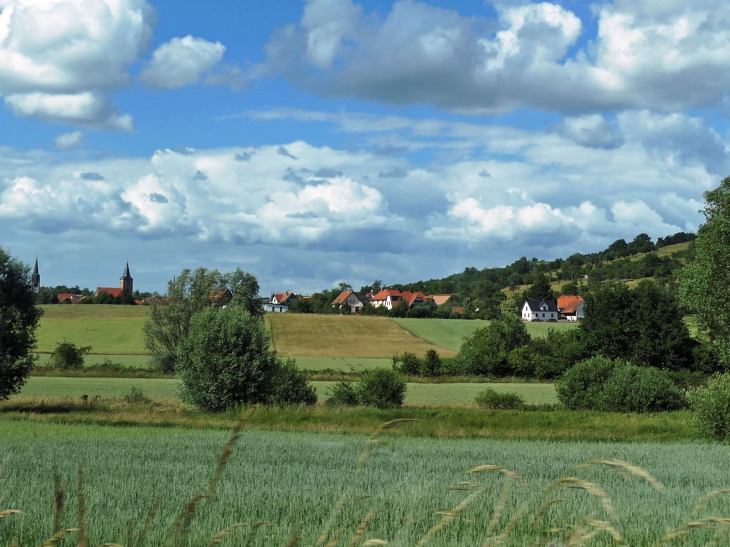 Vue sur le village - Bosselshausen