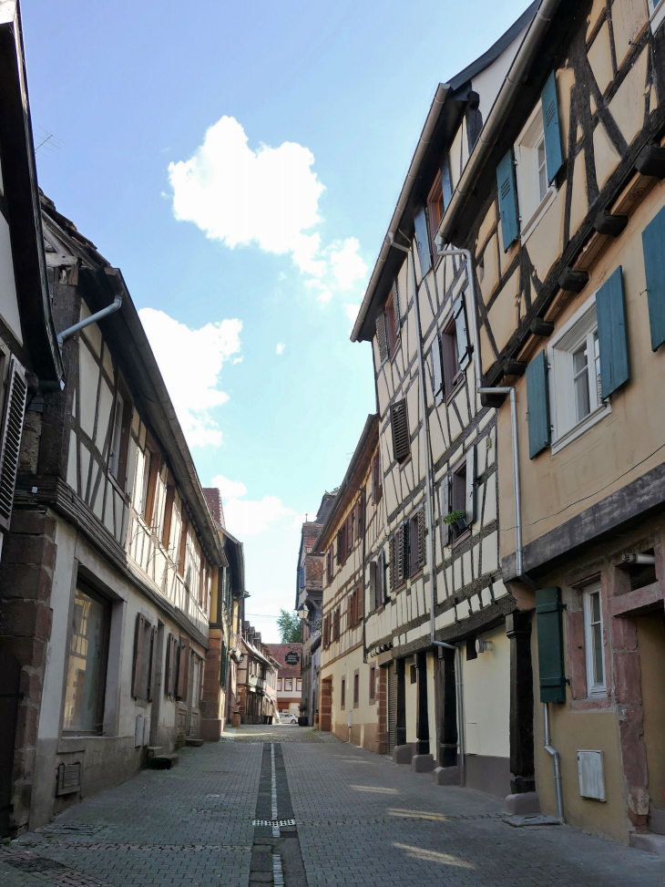 Les rues de la petite cité de caractère - Bouxwiller