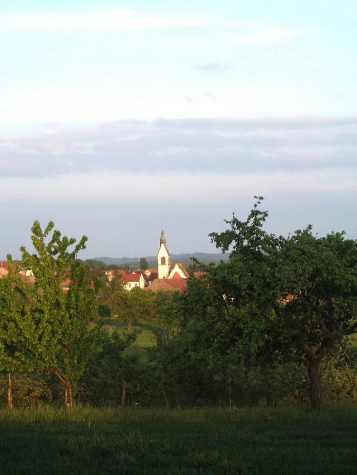 14.05.06 coucher de soleil sur bust- éclairci