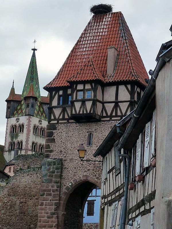 La tour des sorcières et le clocher - Châtenois