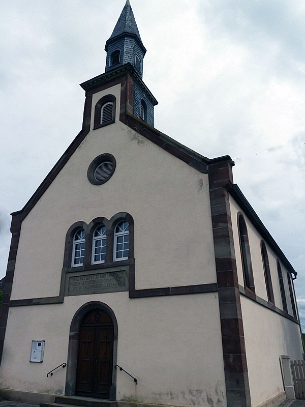 L'église luthérienne - Daubensand