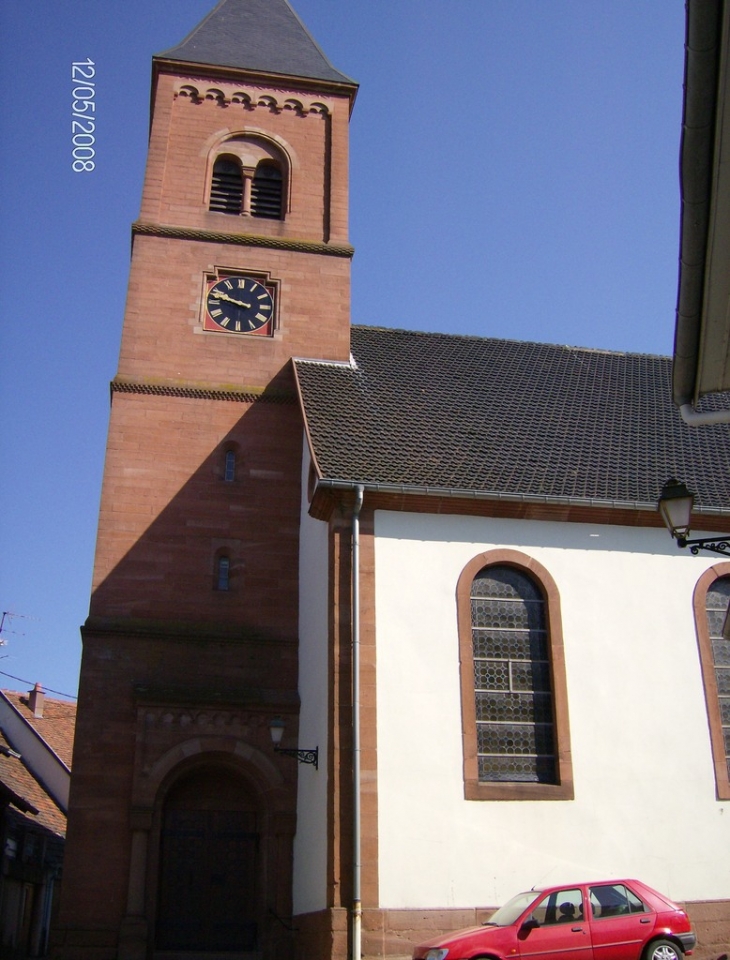 Mairie -Eglise - Dossenheim-sur-Zinsel