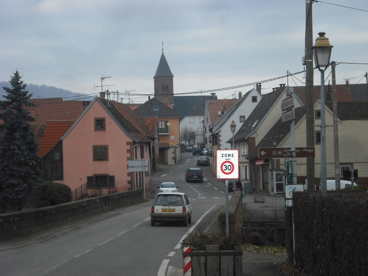 Vue entree village  - Dossenheim-sur-Zinsel