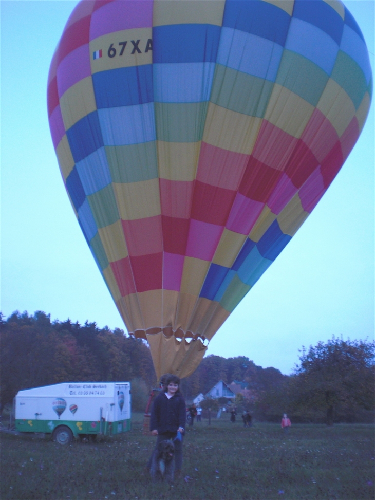 Atterrissage de la montgolfière Seebach - Gœrsdorf