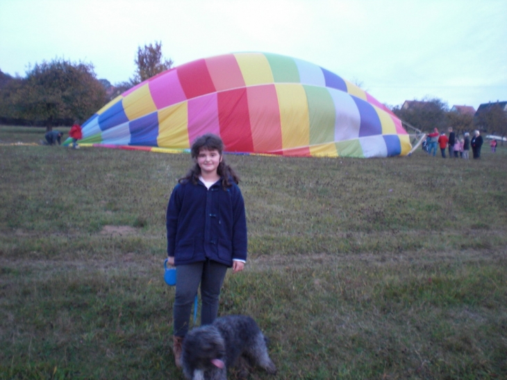 Atterrissage de la montgolfière Seebach - Gœrsdorf