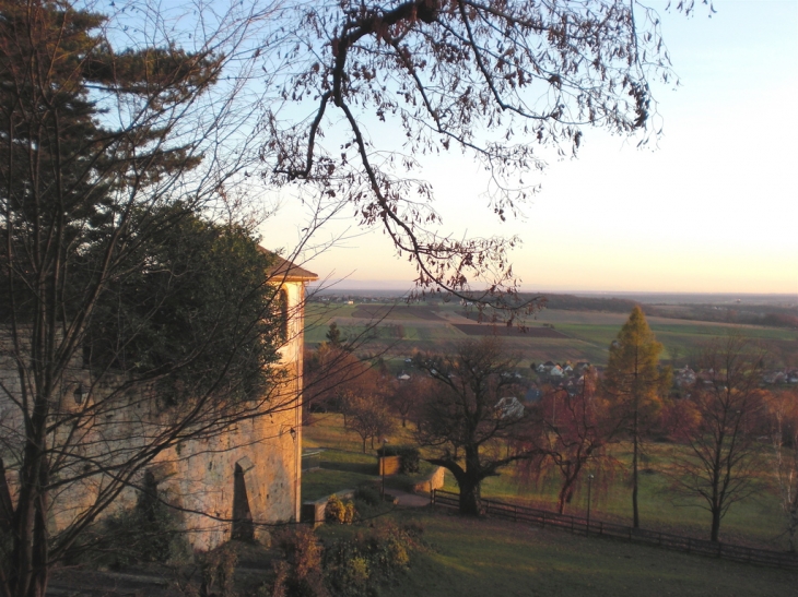 Goersdorf vue du Liebfrauenberg - Gœrsdorf