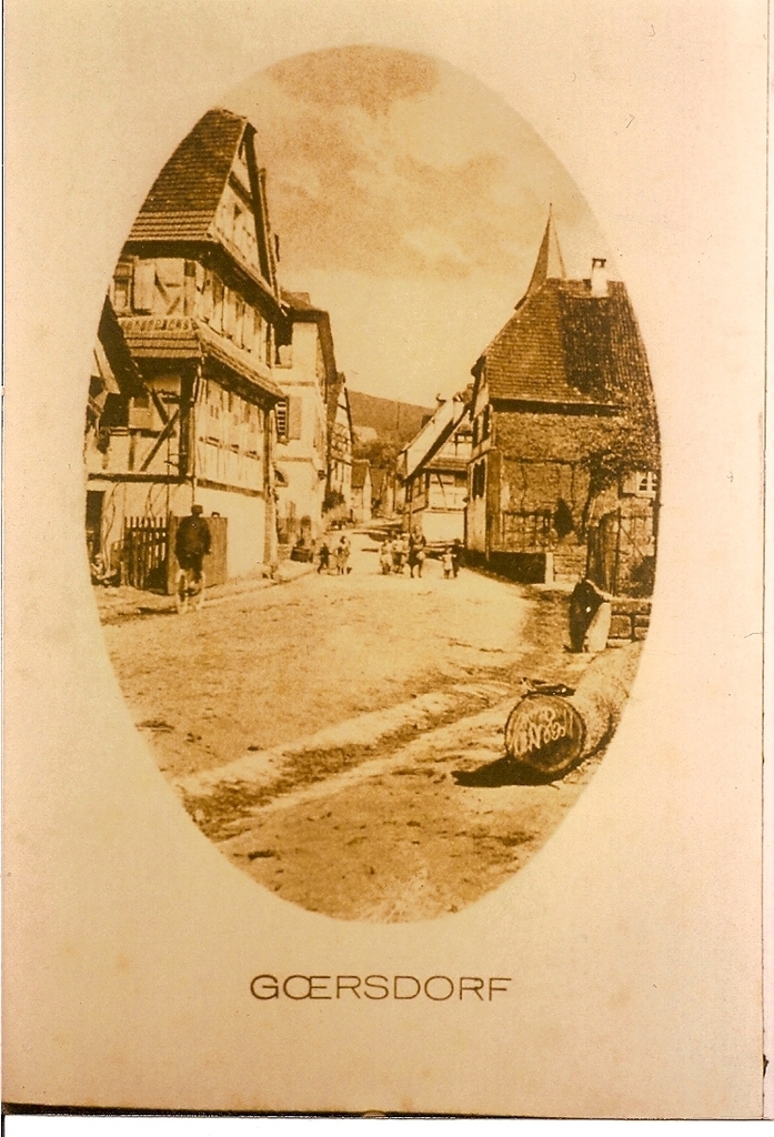 Rue principale 1920 - Gœrsdorf