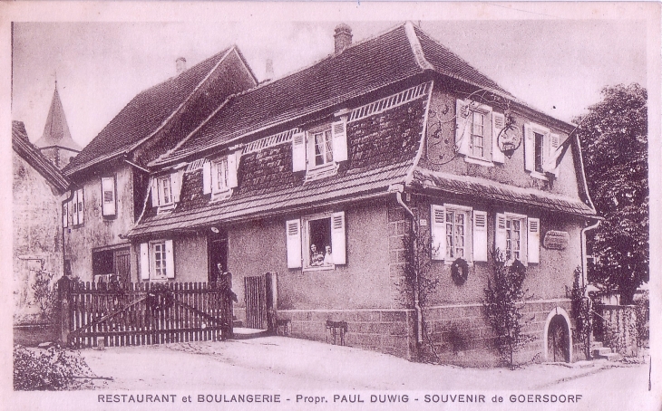 Boulangerie & Restaurant  Duwig rue de la chambre - Gœrsdorf