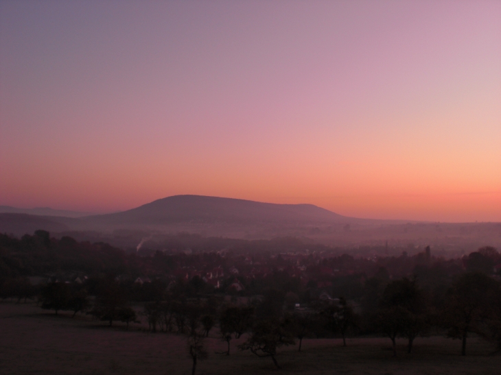 Photo prise sur les hauteurs d'Elsasshausen - Gœrsdorf