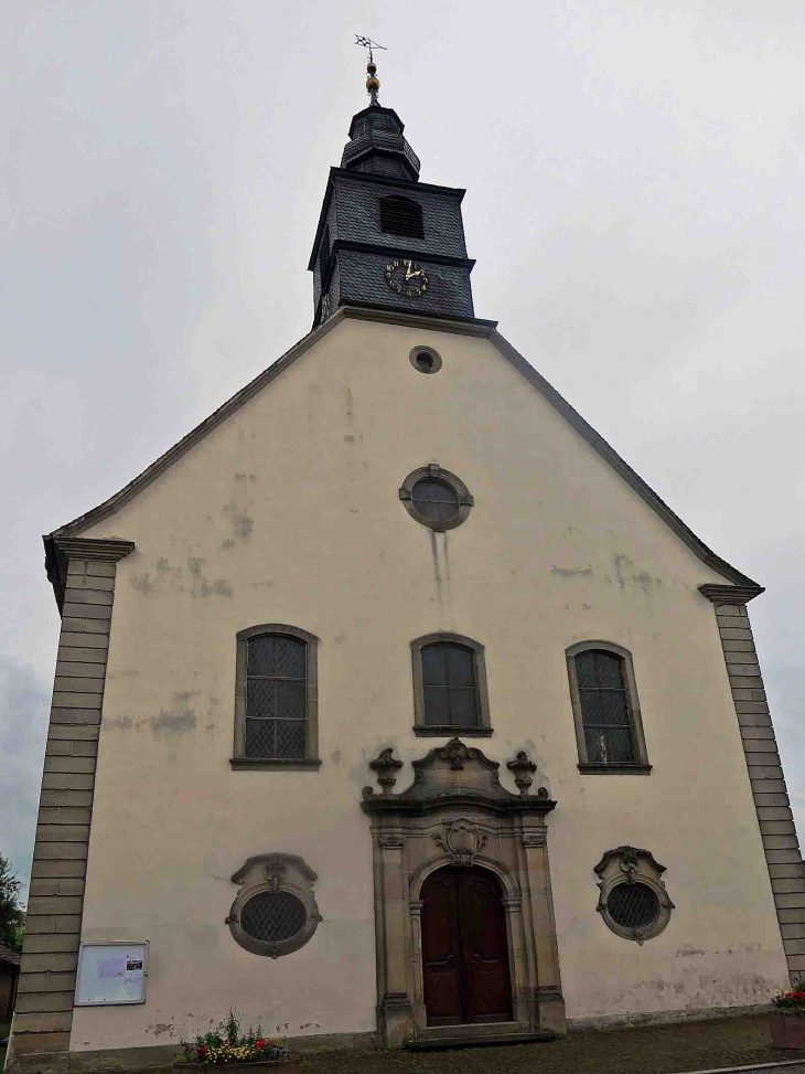 La façade du temple protestant - Harskirchen