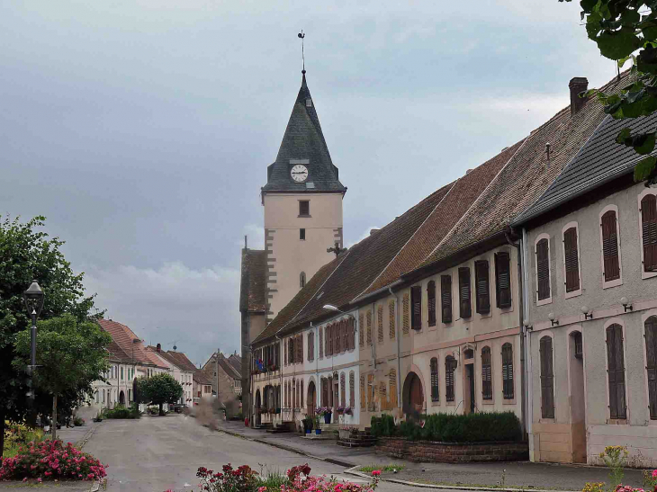  l'église :dans la rue de la mairie - Harskirchen