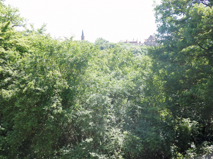 Sur le Sentier des Trois Rochers : le rocher Blanc - La Petite-Pierre