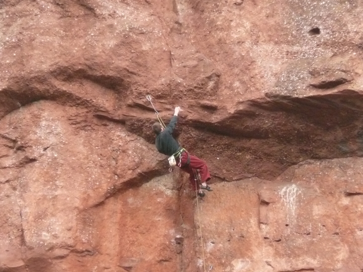 Escalade de la falaise du Krontal - Marlenheim