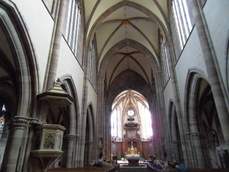 Intérieur de l'église abbatiale - Marmoutier