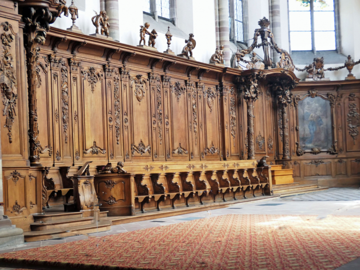 L'intérieur de l'abbatiale - Marmoutier