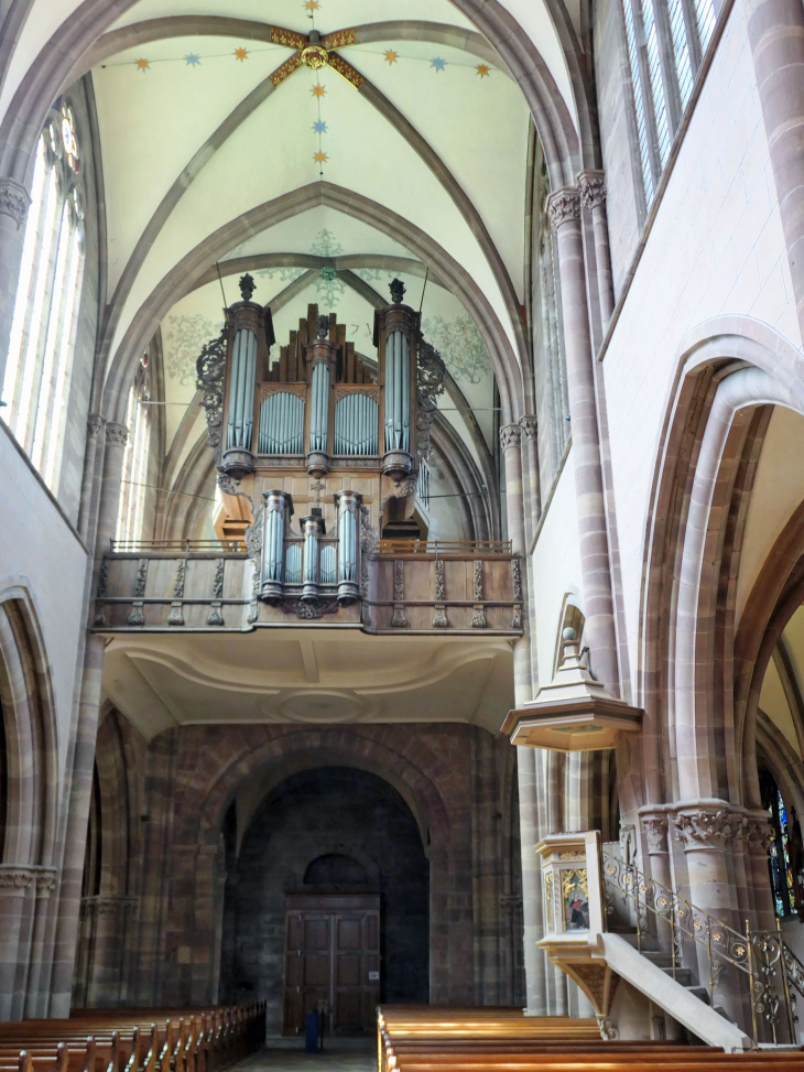 Rare orgue Silbermann ( trois exemplaires en France) - Marmoutier