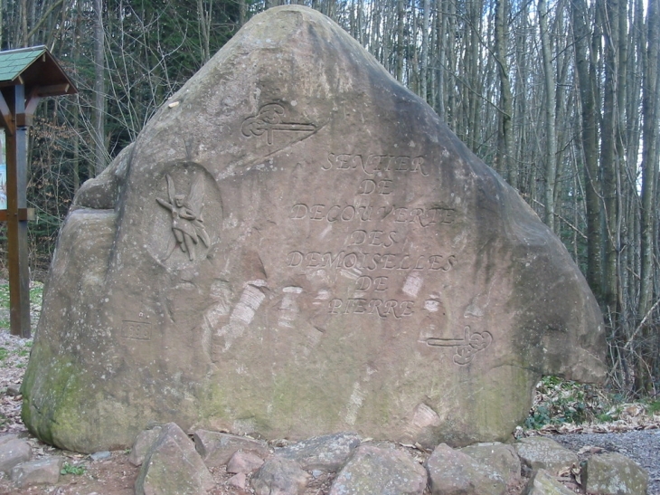 Le sentier de découverte des Demoiselles de Pierre - Mollkirch