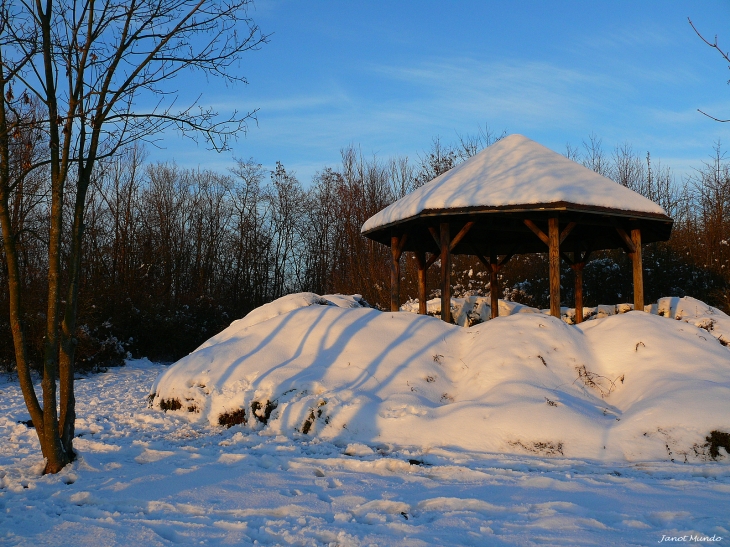 Gloriette sous la neige - Mundolsheim