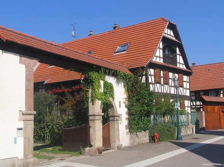 Ancienne maison du village   rue Schreiber - Mundolsheim