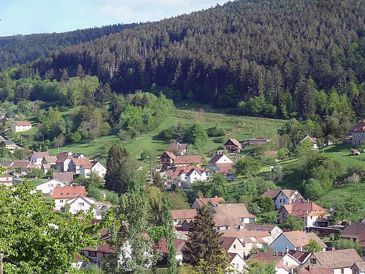 Vue sur le village - Natzwiller