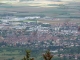 la ville vue du Mont Sainte Odile