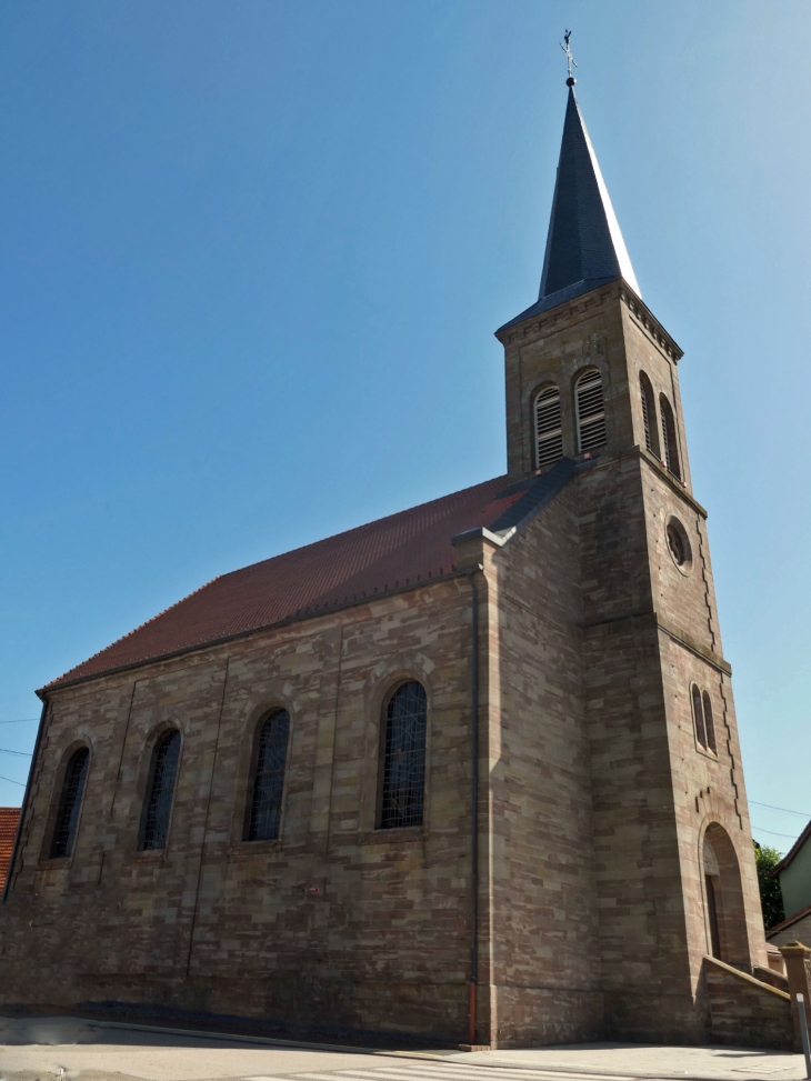L'église protestante - Petersbach