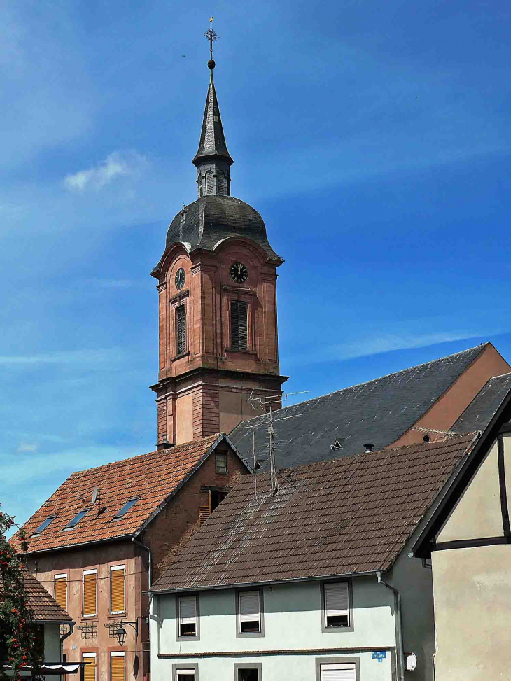 Vue sur le clocher - Reichshoffen