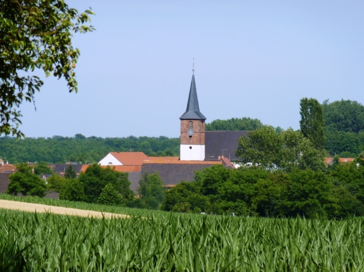 Vue sur l'église - Salmbach