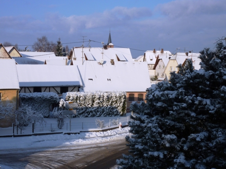 Rue Principale enneigée - Salmbach