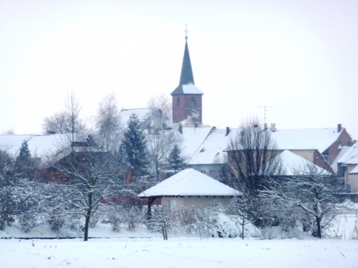 Salmbach sous la neige