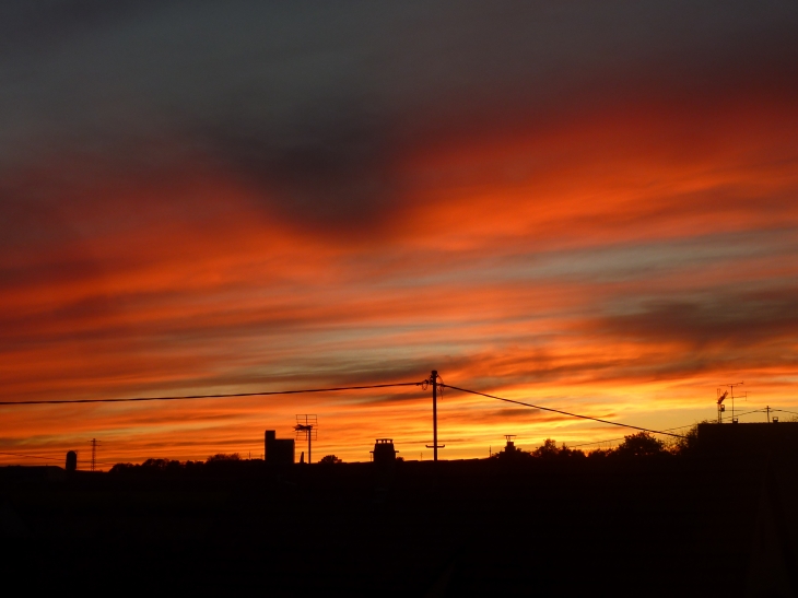 Coucher de soleil  - Salmbach