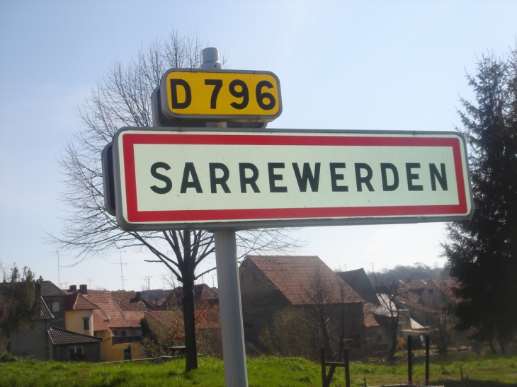 Le panneaux de Sarrewerden