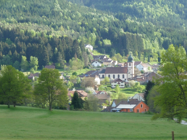 Vue sur le village - Saulxures