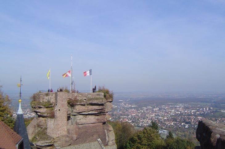 Vue depuis le château du Haut-Bar - Saverne